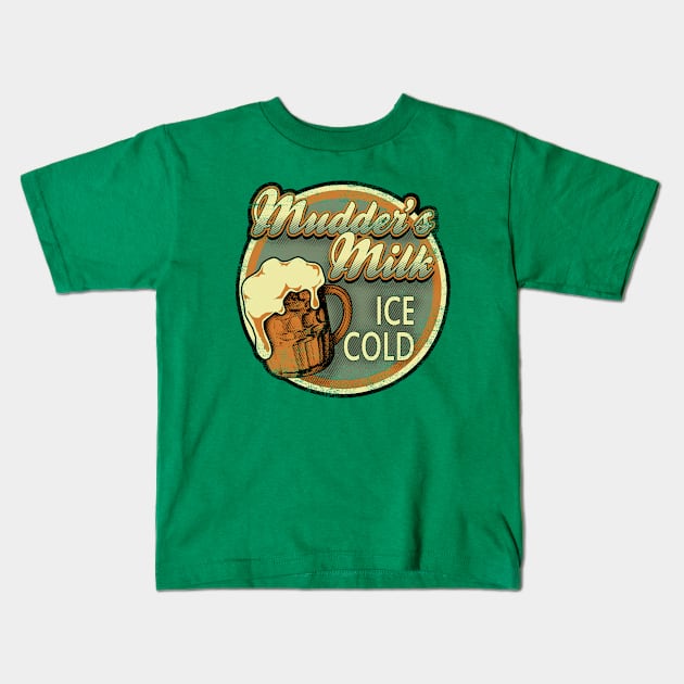 Mudder's Milk Kids T-Shirt by robotrobotROBOT